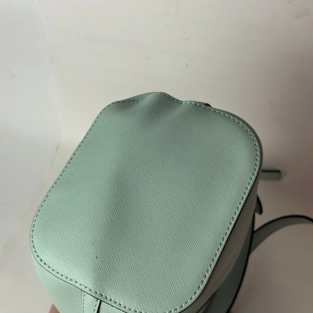 Kate Spade Cameron Small Mint Bucket Drawstring 2 Way Bag